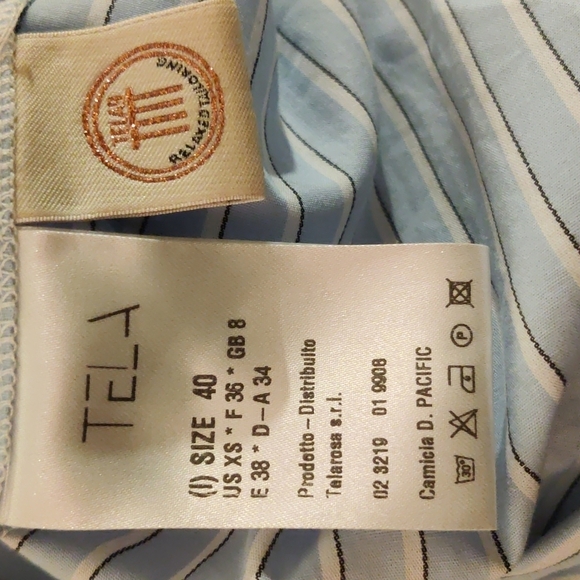 Tela Women's Shirt with Accented Shoulders Size 40 (Large - Picture 6 of 6